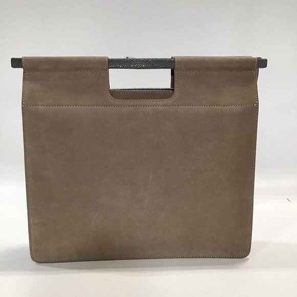 Vivo Convertible Crossbody Shagreen Clutch & Satchel Saddle Bag - Picture 4 of 13